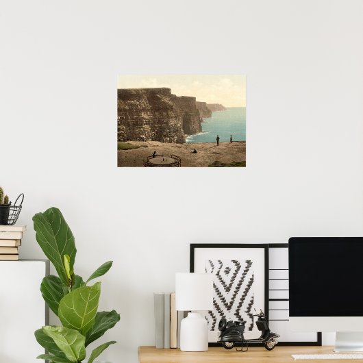 Cliffs of Moher on Atlantic Coast Ireland Poster (Heimbüro)