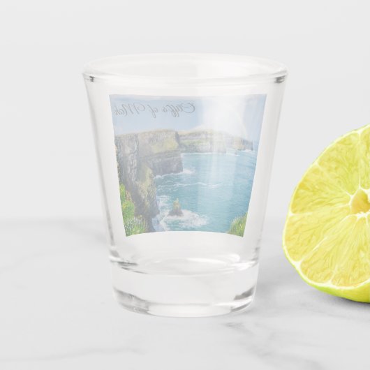 Cliff's of Moher Schnapsglas (Rückseite)