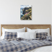 Cliffs of Moher Sea Pinks Thrift Art Leinwanddruck (Insitu (Schlafzimmer))