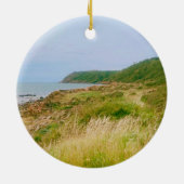 Cliffs of Skåne - Southern Sweden Keramik Ornament (Hinten)