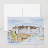 Cliffside City of Bonifacio | Korsika, Frankreich Postkarte (Vorne/Hinten)