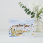 Cliffside City of Bonifacio | Korsika, Frankreich Postkarte (Stehend Vorderseite)