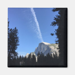 Cliffside Cloud Yosemite Blue Color Fotografy Magnet