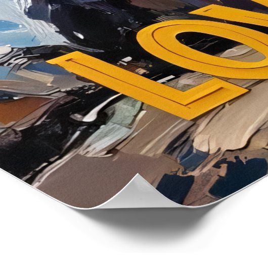 Cliffside Crooner: Honigmelone der Bären Poster (Ecke)