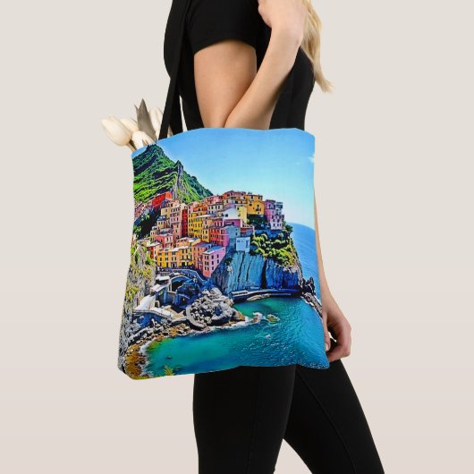 Cliffside Dreams: Manarolas Farben Tasche (Von Nahem)