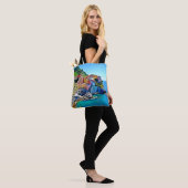 Cliffside Dreams: Manarolas Farben Tasche (Am Model)