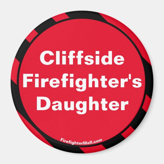 Cliffside Firefighter-Dauerstrommagnet Magnet (Vorne)