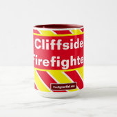 Cliffside Firefighter Tasse (Zentrum)