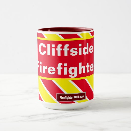 Cliffside Firefighter Tasse (Zentrum)