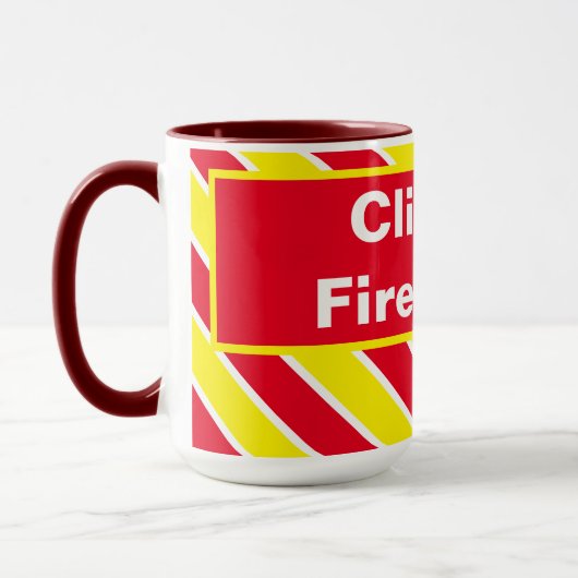 Cliffside Firefighter Tasse (Links)