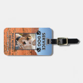 Cliffside Service-HundeFoto Identifikation Gepäckanhänger (Vorderseite horizontal)