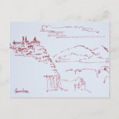 Cliffside Village Gourdon | Provence, Frankreich Postkarte (Vorderseite)