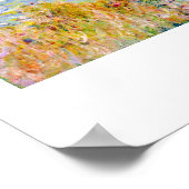 Clifftop Spaziergang bei Pourville Claude Monet Poster (Ecke)