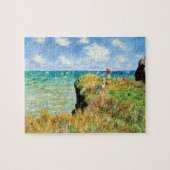 Clifftop Spaziergang in Pourville von Claude Monet Puzzle (Horizontal)