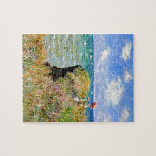 Clifftop Weg bei Pourville - Claude Monet Puzzle (Horizontal)