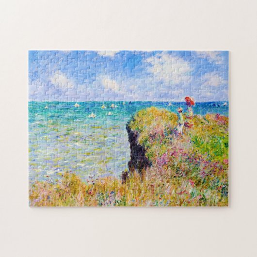 Clifftop Weg bei Pourville Claude Monet Puzzle (Horizontal)
