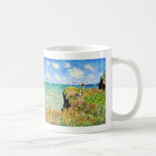 Clifftop Weg bei Pourville durch Claude Monet Kaffeetasse (Rechts)