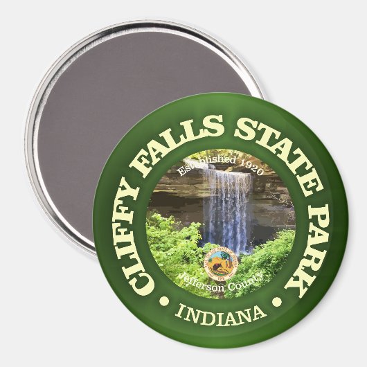 Cliffy Falls SP Magnet (Vorderseite/Rückseite)