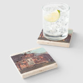 Clifton Arts Center Stone Untersetzer (Seitenansicht)