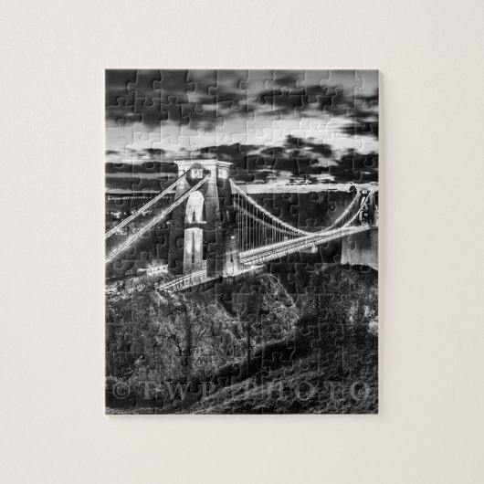 Clifton Brücke BW Puzzle (Vertikal)