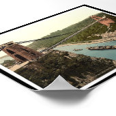 Clifton-Hängebrücke, Bristol, England Poster (Ecke)