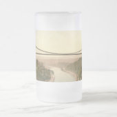 Clifton Hängebrücke II, Bristol, England Mattglas Bierglas (Mittel)