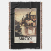 Clifton Hängebrücke und Boote Decke (Vorderseite Vertikal)