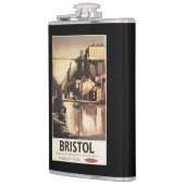 Clifton Hängebrücke und Boote Flachmann (Links)