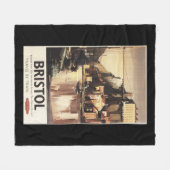 Clifton Hängebrücke und Boote Fleecedecke (Vorderseite (Horizontal))