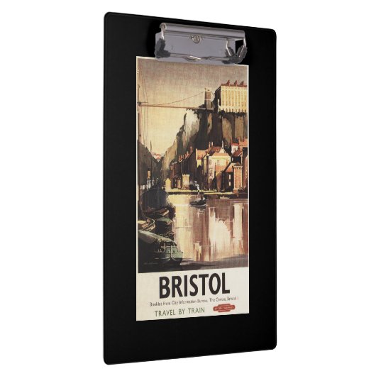 Clifton Hängebrücke und Boote Klemmbrett (Rechts)