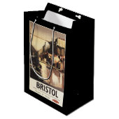 Clifton Hängebrücke und Boote Mittlere Geschenktüte (Vorderseite Schrägansicht)