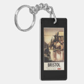 Clifton Hängebrücke und Boote Schlüsselanhänger (Vorderseite links)