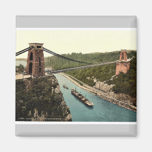 Clifton Hängebrücke von den nordöstlichen Klippen Magnet