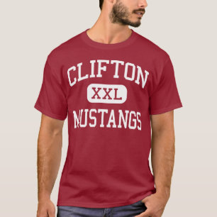Clifton - Mustangs - hoch - Clifton New-Jersey T-Shirt