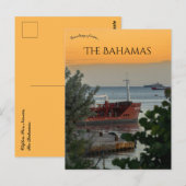 Clifton Pier Nassau Bahamas Postkarte (Vorne/Hinten)