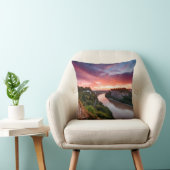 Clifton Suspension Bridge bei Sunset Throw Kissen (Stuhl )