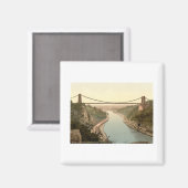 Clifton Suspension Bridge II, Bristol, England Magnet (Vorderseite/Rückseite)