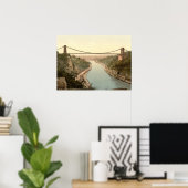 Clifton Suspension Bridge II, Bristol, England Poster (Heimbüro)
