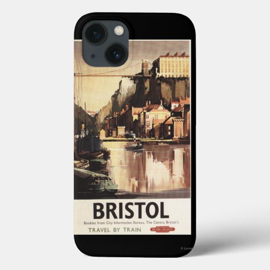 Clifton Suspension Bridge und Boote Case-Mate iPhone Hülle (Rückseite)