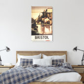 Clifton Suspension Bridge und Boote Leinwanddruck (Insitu (Schlafzimmer))