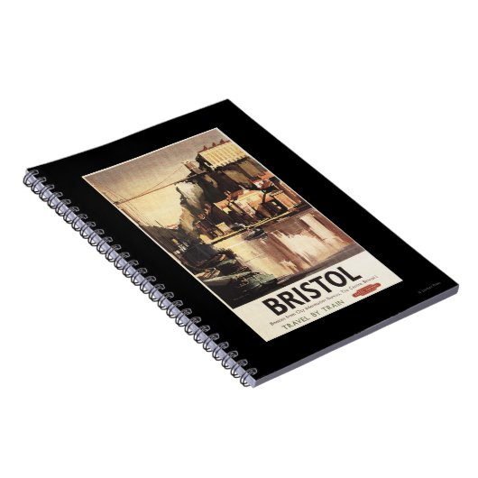 Clifton Suspension Bridge und Boote Notizblock (Rechte Seite)