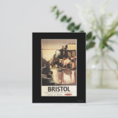 Clifton Suspension Bridge und Boote Postkarte (Stehend Vorderseite)