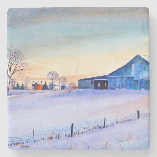 Clifty Creek Farm Steinuntersetzer (Vorderseite)