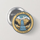 Clifty Falls Staat Park Indiana Abzeichen Button (Vorne & Hinten)