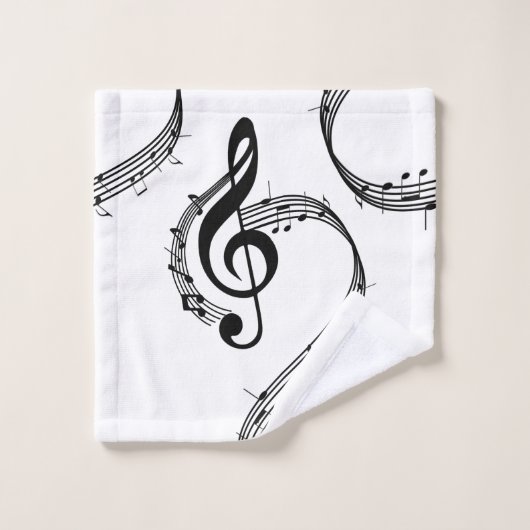 Climactic G Clef Badhandtuch Set (Waschlappen)