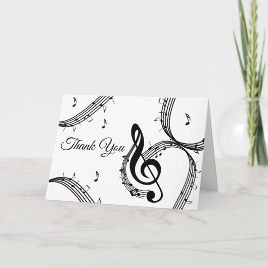 Climactic G Clef Blank Inside Karte (Vorderseite)