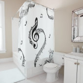 Climactic G Clef Duschvorhang (Beispiel)