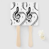 Climactic G Clef Fächer (Vorne und Hinten)