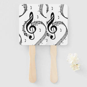 Climactic G Clef Fächer