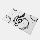 Climactic G Clef Fußmatte (Schrägansicht)